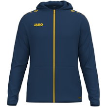 JAKO Hooded Jacket One (Inner side made of micro-fleece, 100% recycled polyester) navy blue children