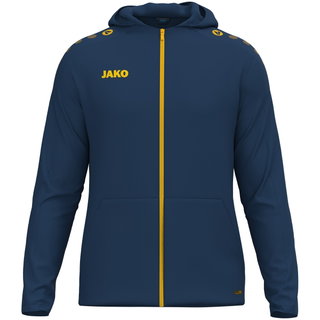 JAKO Kapuzenjacke One (Innenseite aus Micro-Fleece, 100% rec. Polyester) navyblau Kinder