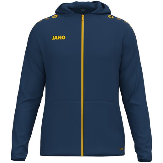 JAKO Kapuzenjacke One (Innenseite aus Micro-Fleece, 100% rec. Polyester) navyblau Kinder