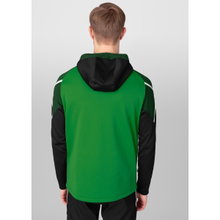 JAKO Kapuzenjacke Performance (Polyester-Fleece) grün/schwarz Herren