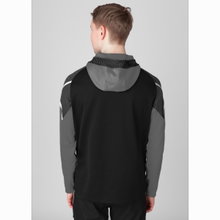 JAKO Hooded Jacket Performance (Polyester Fleece) black/anthracite grey Men