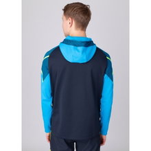 JAKO Hooded Jacket Performance (Polyester Fleece) navy blue/light blue Men