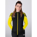 JAKO Hooded Jacket Performance (Polyester Fleece) black/yellow Women