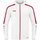 JAKO Kapuzenjacke Power (Polyester-Fleece, Seitentaschen mit Reißverschluss) weiss/rot Kinder