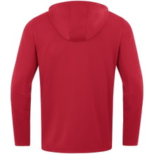 JAKO Hooded Jacket Power (Polyester Fleece, Side Pockets with Zip) Red Men