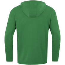 JAKO Hooded Jacket Power (Polyester Fleece, Side Pockets with Zip) Green Kids