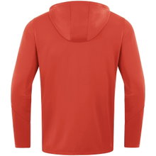 JAKO Hooded Jacket Power (Polyester Fleece, Side Pockets with Zipper) orange/navy Children
