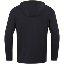 JAKO Hooded Jacket Power (Polyester Fleece, Side Pockets with Zipper) black Children