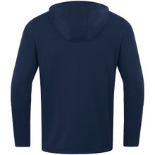JAKO Hooded Jacket Power (Polyester Fleece, Side Pockets with Zipper) Navy Blue/Sky Blue Men