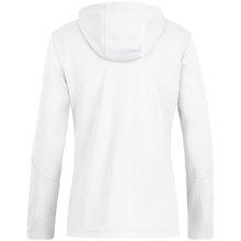 JAKO Hooded Jacket Power (Polyester Fleece, Side Pockets with Zipper) White/Red Women