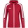 JAKO Kapuzenjacke Power (Polyester-Fleece, Seitentaschen mit Reißverschluss) rot Damen