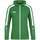 JAKO Kapuzenjacke Power (Polyester-Fleece, Seitentaschen mit Reißverschluss) grün Damen
