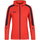 JAKO Kapuzenjacke Power (Polyester-Fleece, Seitentaschen mit Reißverschluss) orange/marineblau Damen