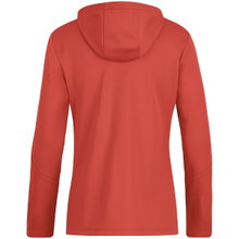 JAKO Hooded Jacket Power (Polyester Fleece, Side Pockets with Zipper) Orange/Navy Blue Women