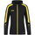 JAKO Kapuzenjacke Power (Polyester-Fleece, Seitentaschen mit Reißverschluss) schwarz/gelb Damen