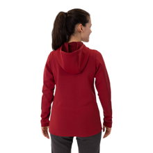 JAKO Kurtka z kapturem Premium Basics (Double-Tech-Knit) czerwona damska