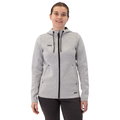 JAKO Kapuzenjacke Premium Basics (Double-Tech-Knit) hellgrau Damen