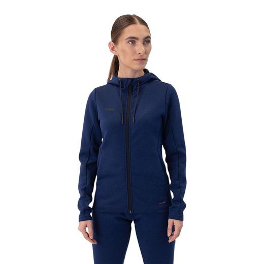 JAKO Kapuzenjacke Premium Basics (Double-Tech-Knit) marineblau Damen