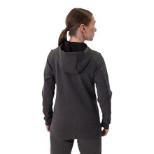 JAKO Hooded Jacket Premium Basics (Double-Tech-Knit) anthracite grey Women