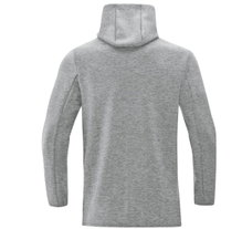 JAKO Hooded Jacket Premium Basics (Double-Tech-Knit) Light Grey Men