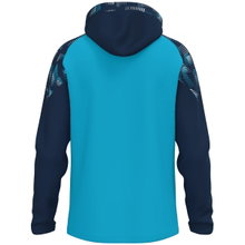 JAKO Hooded Jacket Sonic (durable, soft feel) aqua blue/navy blue children