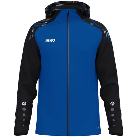 JAKO Kapuzenjacke Sonic (strapazierfähig, weiches Tragegefühl) royalblau/schwarz Kinder