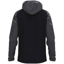 JAKO Sonic Hooded Jacket (durable, soft feel) black/anthracite grey children