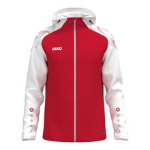 JAKO Kapuzenjacke Sonic (strapazierfähig, weiches Tragegefühl) rot/weiss Herren