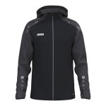 JAKO Kapuzenjacke Sonic (strapazierfähig, weiches Tragegefühl) schwarz/anthrazitgrau Herren