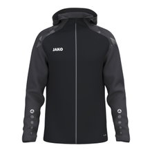 JAKO Kapuzenjacke Sonic (strapazierfähig, weiches Tragegefühl) schwarz/anthrazitgrau Herren