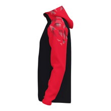 JAKO Hooded Jacket Sonic (durable, soft feel) black/red men's