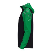 JAKO Kapuzenjacke Sonic (strapazierfähig, weiches Tragegefühl) schwarz/grün Herren