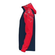 JAKO Hooded Jacket Sonic (durable, soft feel) navy/red men's