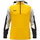 JAKO Kapuzenpullover mit Half-Zip Dynamic (100% rec. Polyester) gelb/weiss/schwarz Kinder