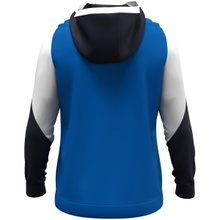 JAKO Hooded Sweatshirt with Half-Zip Dynamic (100% recycled Polyester) royal blue/white/navy blue Men's