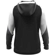 JAKO Hooded Sweatshirt with Half-Zip Dynamic (100% recycled Polyester) black/white/anthracite grey children