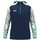 JAKO Kapuzenpullover mit Half-Zip Dynamic (100% rec. Polyester) marineblau/weiss/mintgrün Kinder