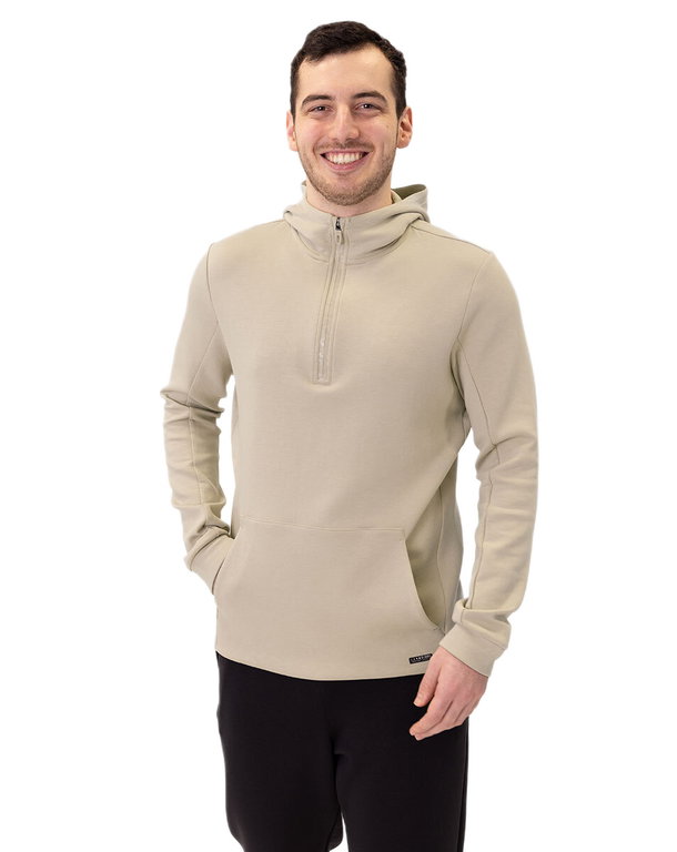 JAKO Freizeit Kapuzenpullover Hoodie Pro Casual (elastisches Material) beige Herren