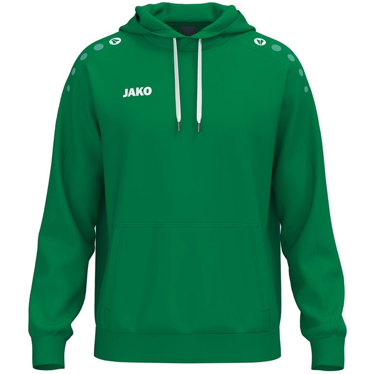 JAKO Bluza z kapturem One Sweat (mieszanka bawełny) zielona dziecięca