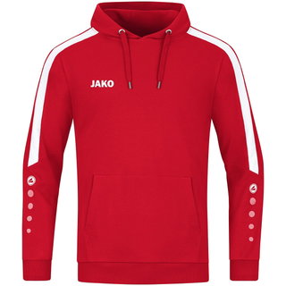 JAKO Kapuzenpullover (Hoodie) Power Kapuzensweat (Bio-Baumwolle) rot Herren