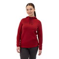 JAKO Kapuzenpullover Premium Basics (Double-Tech-Knit) rot Damen