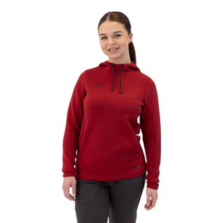 JAKO Kapuzenpullover Premium Basics (Double-Tech-Knit) rot Damen