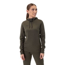 JAKO Bluza z kapturem Premium Basics (Double-Tech-Knit) khaki Damska