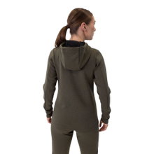 JAKO Bluza z kapturem Premium Basics (Double-Tech-Knit) khaki Damska