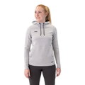 JAKO Bluza z kapturem Premium Basics (Double-Tech-Knit) jasnoszara Damska