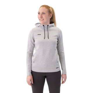 JAKO Kapuzenpullover Premium Basics (Double-Tech-Knit) hellgrau Damen