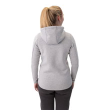 JAKO Bluza z kapturem Premium Basics (Double-Tech-Knit) jasnoszara Damska