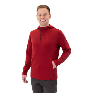 JAKO Kapuzenpullover Premium Basics (Double-Tech-Knit) rot Herren