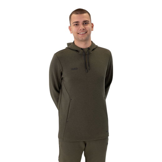 JAKO Kapuzenpullover Premium Basics (Double-Tech-Knit) khaki Herren