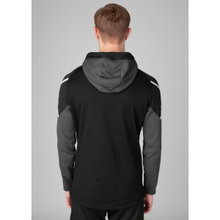 JAKO Hoodie Performance (Polyester-Fleece) black/anthracite grey Men